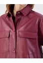 Chaqueta  Para Mujer Pu Color Vino Marca Patprimo #30080588 de Patprimo