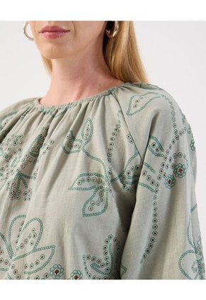 Blusa  Para Mujer Manga 3/4 Color Verde Marca Patprimo #30123568