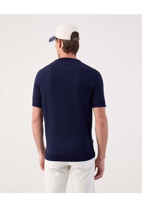 Camiseta  Para Hombre Manga Corta Cuello Redondo Color Azul Marca Patprimo #44090959