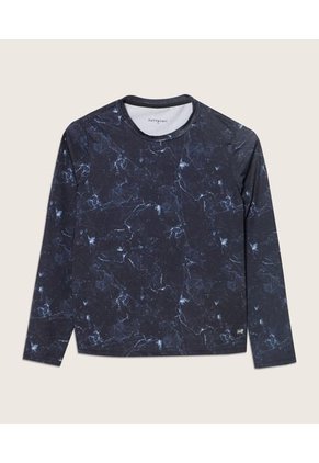 Camiseta Para Niño Manga Larga Color Azul  Marca Patprimo #66090299