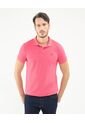 Polo Tejida Básica  Para Hombre Rosa Patprimo de Patprimo