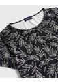 Camiseta Manga Corta Estampada  Para Mujer Gris Patprimo de Patprimo