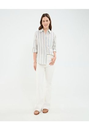 Camisa Para Mujer Manga Larga Color Azul Marca Patprimo #30010699