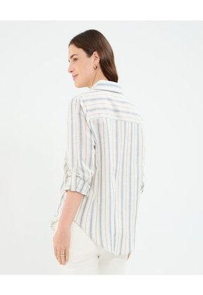 Camisa Para Mujer Manga Larga Color Azul Marca Patprimo #30010699