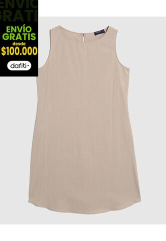 Vestido  Para Mujer M/Sisa Medio Color Café Marca Patprimo #30171060 Patprimo