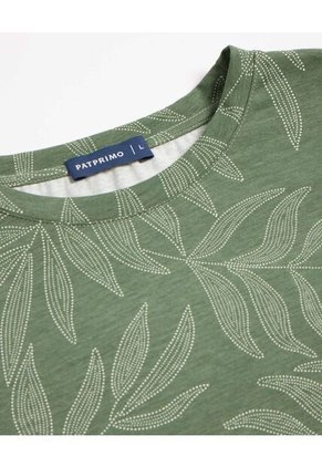 Camiseta  Para Mujer Manga Corta Cuello Redondo Color Verde Marca Patprimo #30093800