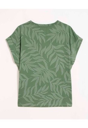 Camiseta  Para Mujer Manga Corta Cuello Redondo Color Verde Marca Patprimo #30093800