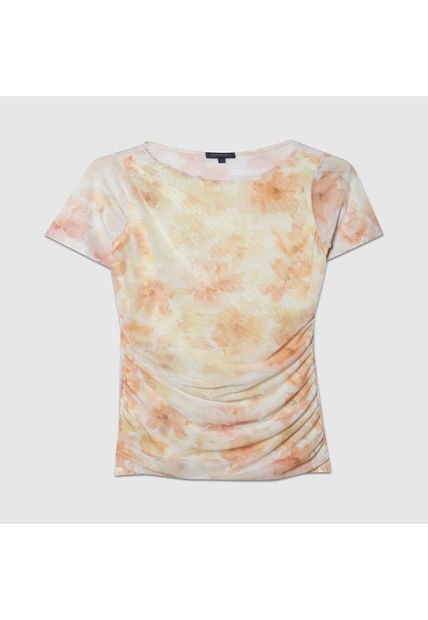 Camiseta Para Mujer Manga Corta Color Amarillo  Marca Patprimo #30093422