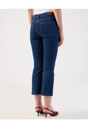 Jean  Para Mujer Crop Flare Color Azul Marca Patprimo #30160495