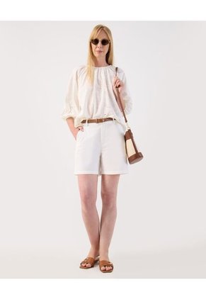 Blusa  Para Mujer Manga 3/4 Color Blanco Marca Patprimo #30123568