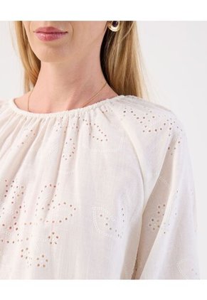 Blusa  Para Mujer Manga 3/4 Color Blanco Marca Patprimo #30123568