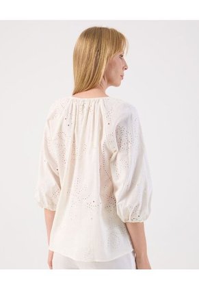 Blusa  Para Mujer Manga 3/4 Color Blanco Marca Patprimo #30123568