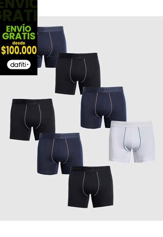 Boxer X7 Para Hombre Filete Medio Color Surtido Marca Patprimo #44000563 Patprimo