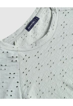 Camiseta  Para Mujer Manga 3/4 Cuello Redondo Color Verde Marca Patprimo #30093801