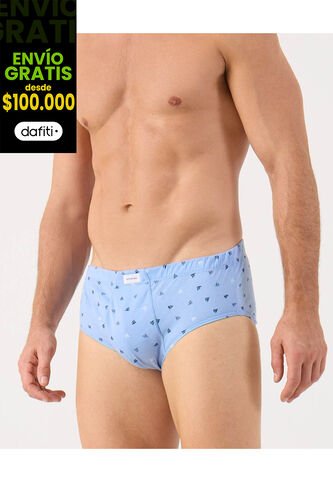 Boxer Para Hombre Clasico Color Azul Marca Patprimo #10044-51 Patprimo