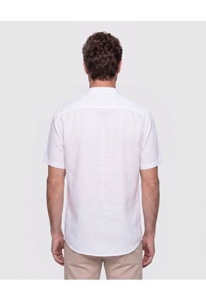 Camisa Cuello Mao Unicolor Para Hombre Para Hombre Negro Patprimo