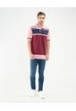 Polo Para Hombre Cuello Tejido Con Bolsillo Color Vino Marca Patprimo #44112629 de Patprimo