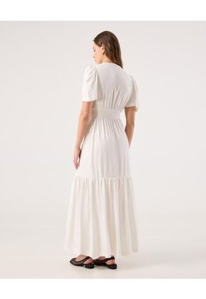 Vestido Para Mujer M/C Medio Color Crema Marca Patprimo #30171051