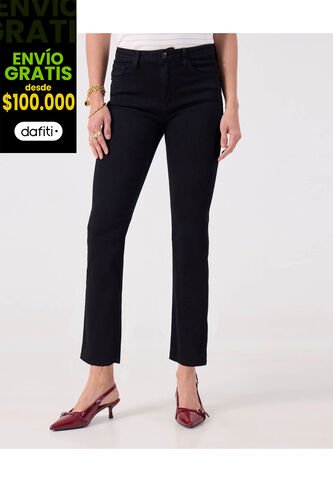 Jean Para Mujer Crop Flare Color Negro Marca Patprimo #30160494 Patprimo