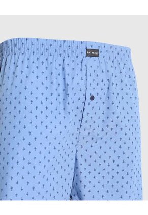 Boxer X1 Para Hombre Bragueta Amplio Color Azul Marca Patprimo #44000293