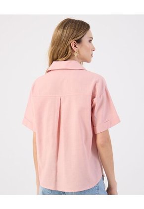 Camisa  Para Mujer Manga Corta Color Rosa Marca Patprimo #30010758