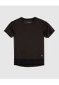 Camiseta Deportiva En Malla  Infantil Niña Negro Patprimo de Patprimo