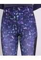 Leggings Estampado, Medio Con Tiro Alto Y Cortes Laterales  Para Mujer Azul Patprimo de Patprimo