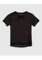Camiseta Deportiva En Malla  Infantil Niña Negro Patprimo de Patprimo