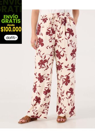 Pantalón Para Mujer Moda Color Vino Marca Patprimo #14070734 Patprimo