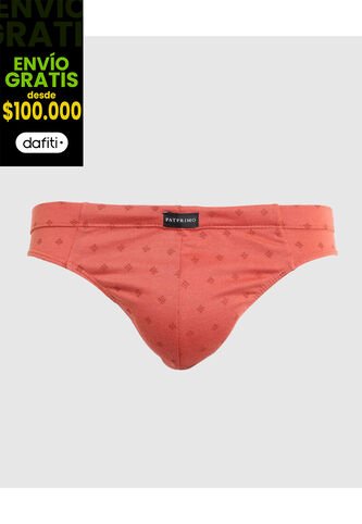 Boxer X1 Para Hombre Tanga Color Naranja Marca Patprimo #10054-30 Patprimo