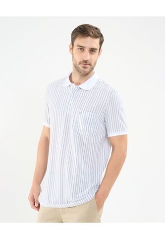 Polo Para Hombre Cuello Tejido Con Bolsillo Color Blanco Marca Patprimo #44112666 Patprimo