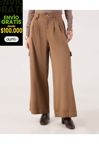 Pantalón Para Mujer Moda Color Café Marca Patprimo #30071881 Patprimo