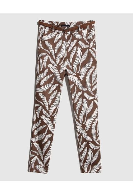Pantalón Para Mujer Chino Color Café  Marca Patprimo #30071890