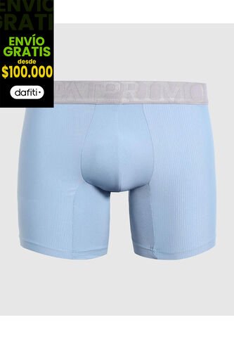 Boxer X1 Para Hombre Filete Medio Color Azul Marca Patprimo #44000152 Patprimo