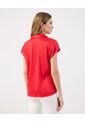 Blusa  Para Mujer Manga Corta Color Rojo Marca Patprimo #30123626 de Patprimo
