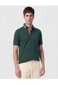 Polo Con Pechera En Contraste   Para Hombre Verde Patprimo de Patprimo