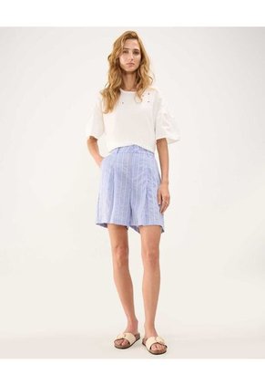 Short Para Mujer  Color Azul Claro Marca Patprimo #30190071