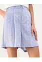 Short Para Mujer  Color Azul Claro Marca Patprimo #30190071 de Patprimo