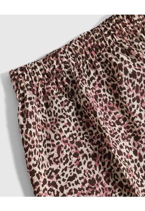 Pijama Short Con Cuello En V Para Mujer  Para Mujer Café Patprimo