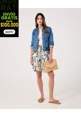 Bermuda Para Mujer Jogger Largo Color Crema Marca Patprimo #30100391 Patprimo