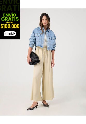 Pantalón Para Mujer Moda Color Crema Marca Patprimo #30072059 Patprimo