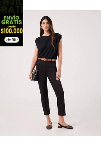 Pantalón Para Mujer Chino Color Negro Marca Patprimo #30072052 Patprimo