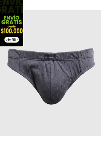 Boxer X1 Para Hombre Tanga Color Gris Marca Patprimo #10054-H0 Patprimo