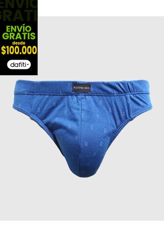 Boxer X1 Para Hombre Tanga Color Azul Marca Patprimo #10054-H0 Patprimo
