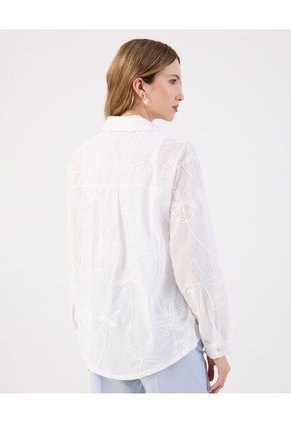 Camisa  Para Mujer Manga Larga Color Blanco Marca Patprimo #30010755