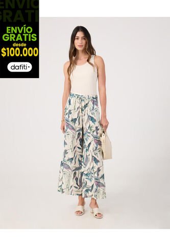 Pantalón Para Mujer Jogger Color Crema Marca Patprimo #30072064 Patprimo