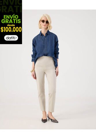 Pantalón Para Mujer Moda Color Crema Marca Patprimo #30072073 Patprimo