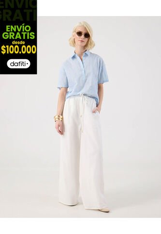 Pantalón Para Mujer Jogger Color Blanco Marca Patprimo #30072063 Patprimo