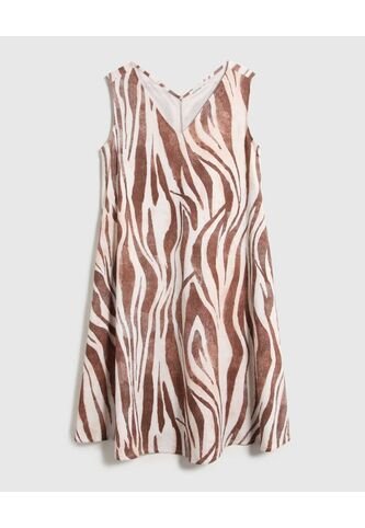 Vestido  Para Mujer M/Sisa Medio Color Café Marca Patprimo #30171080 Patprimo