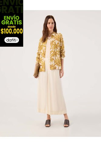 Pantalón Para Mujer Moda Color Crema Marca Patprimo #30072066 Patprimo